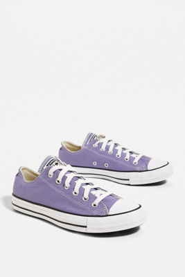 Converse Chuck Taylor Lilac All Star Low Top Trainers Urban Outfitters UK