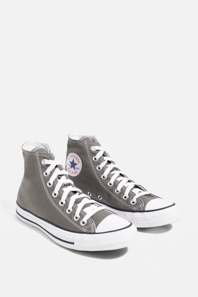 Dark gray outlet converse high tops