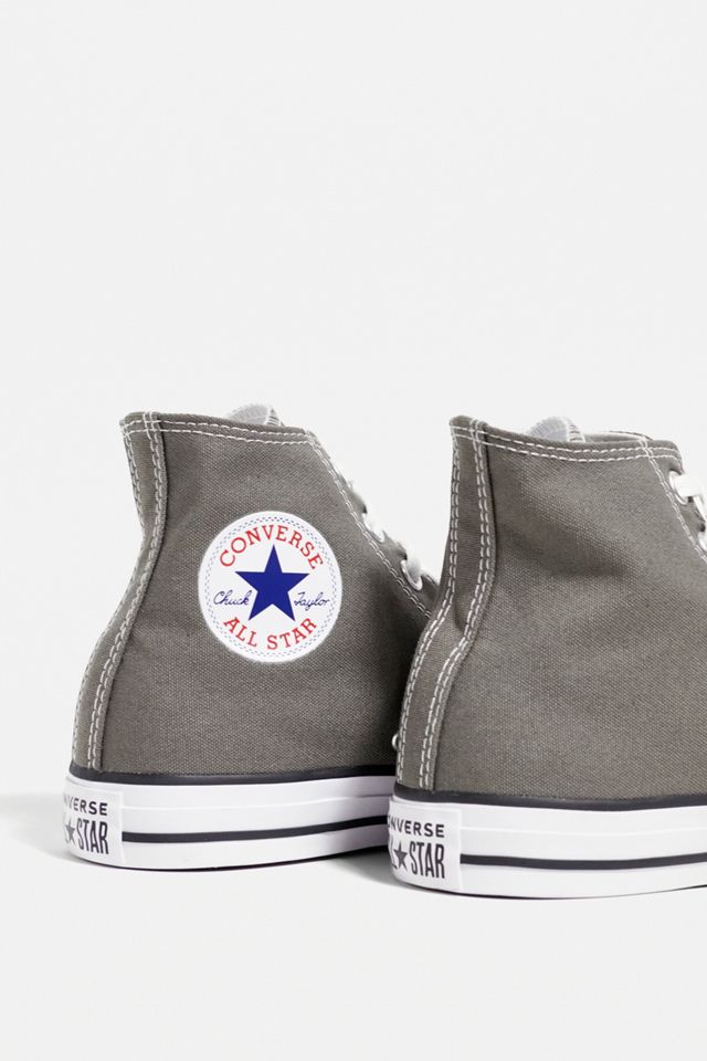 Converse Chuck Taylor All Star Charcoal Grey Canvas High Top Trainers #2