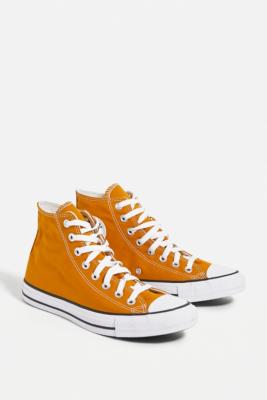 Converse Chuck Taylor All Star Yellow High Top Trainers Urban Outfitters UK