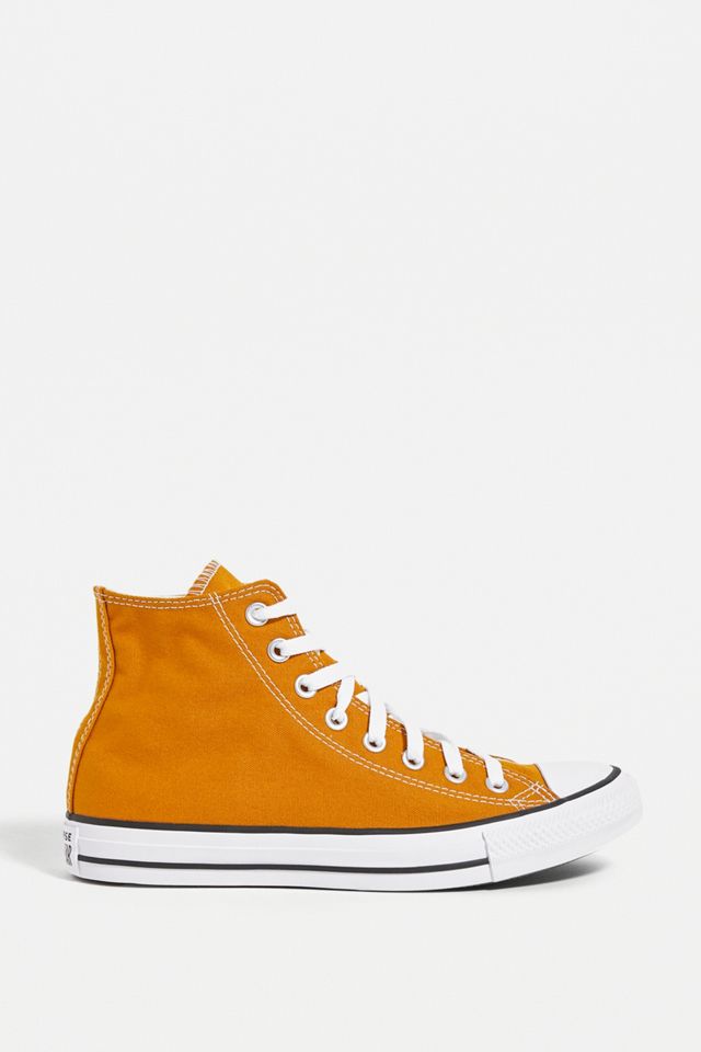 Converse Chuck Taylor All Star Yellow High-Top Trainers #2