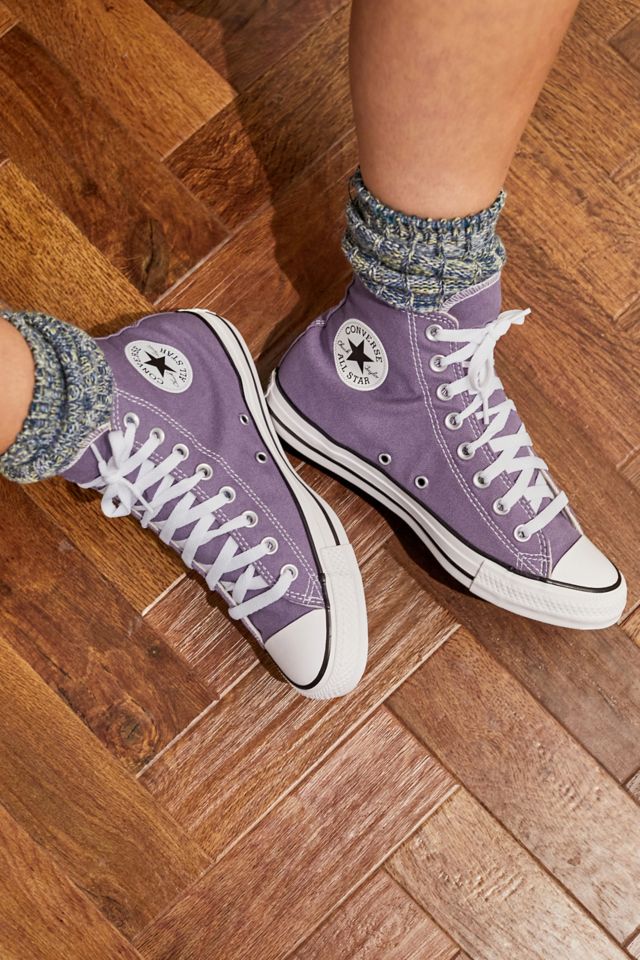 Converse all star hot sale moody purple