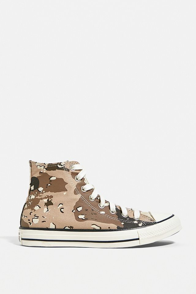 Converse Chuck Taylor All Star Desert Camo Print Canvas High Top Trainers |  Urban Outfitters UK