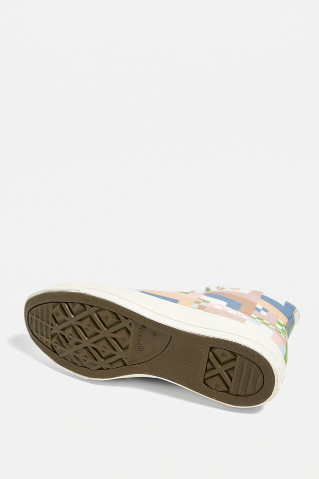 Converse - Baskets montantes Chuck Taylor All Star Crafted en toile rayées #3