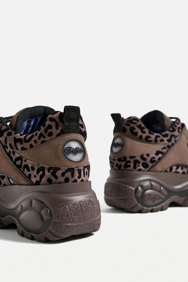 Buffalo Zapatillas clásicas con estampado de leopardo #3