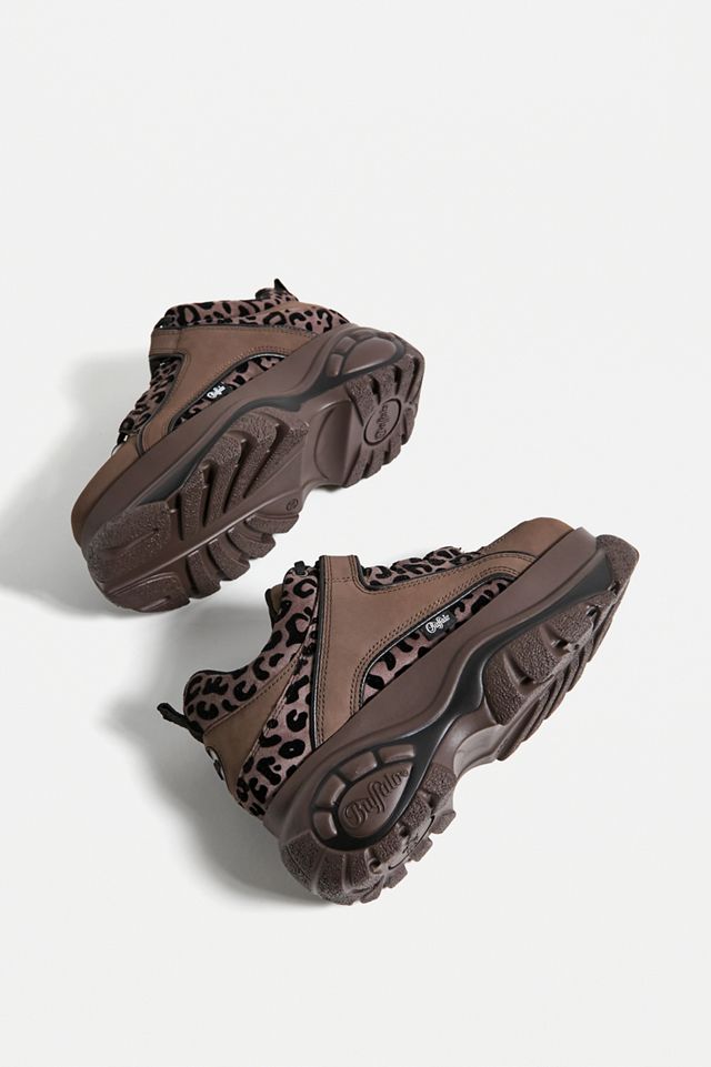 Buffalo Zapatillas clásicas con estampado de leopardo #4