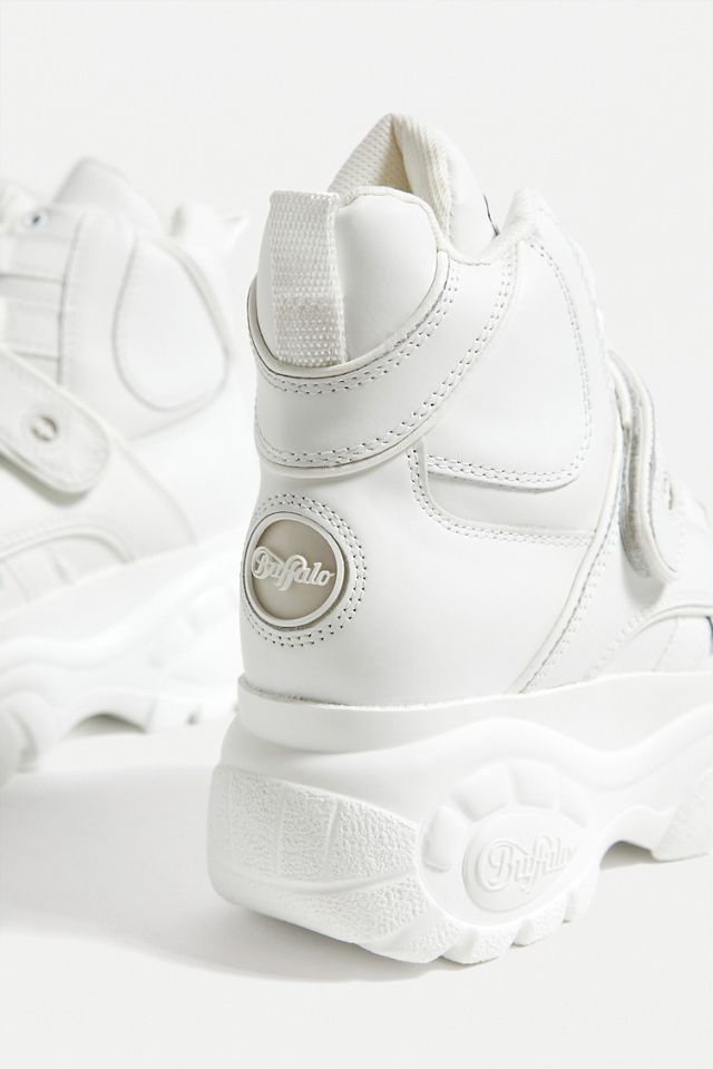 Buffalo - Baskets mi-hautes classiques blanches #4