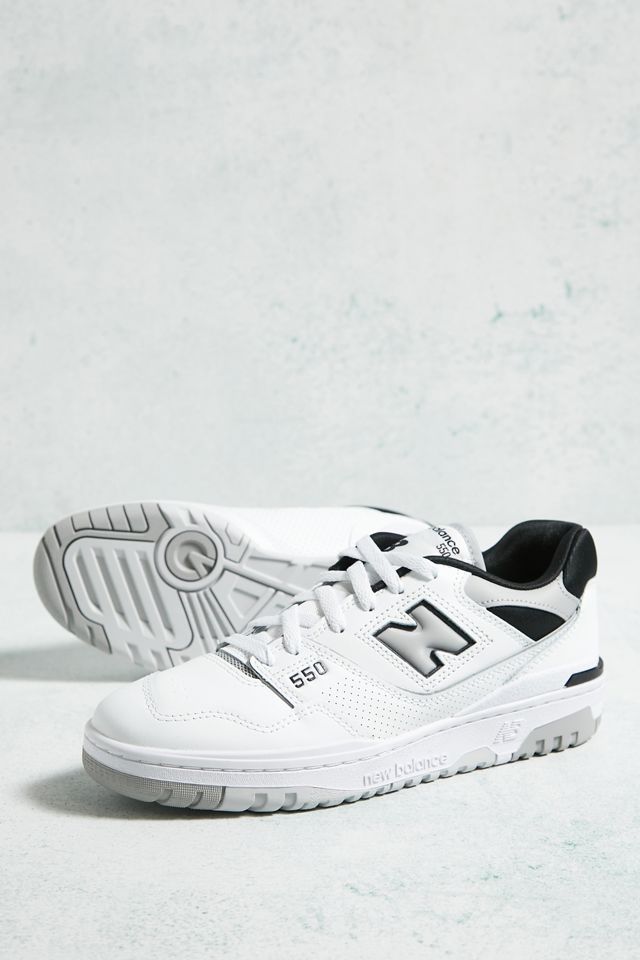 New Balance 550 White, Grey, Black Trainers #3