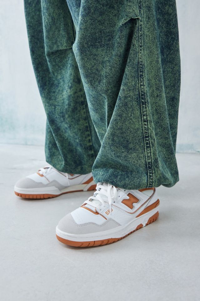 New Balance 550 White u0026 Tan Trainers | Urban Outfitters UK