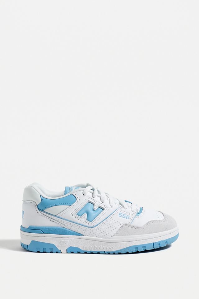 New Balance 550 White & Blue Trainers