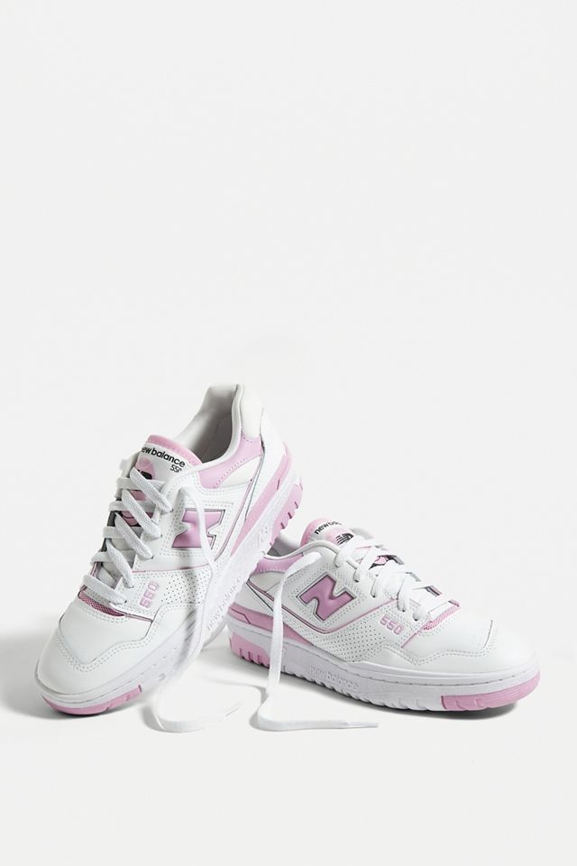 Scarpe da ginnastica New Balance 550 White & Pink #1