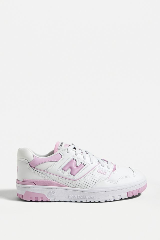 Scarpe da ginnastica New Balance 550 White & Pink #3