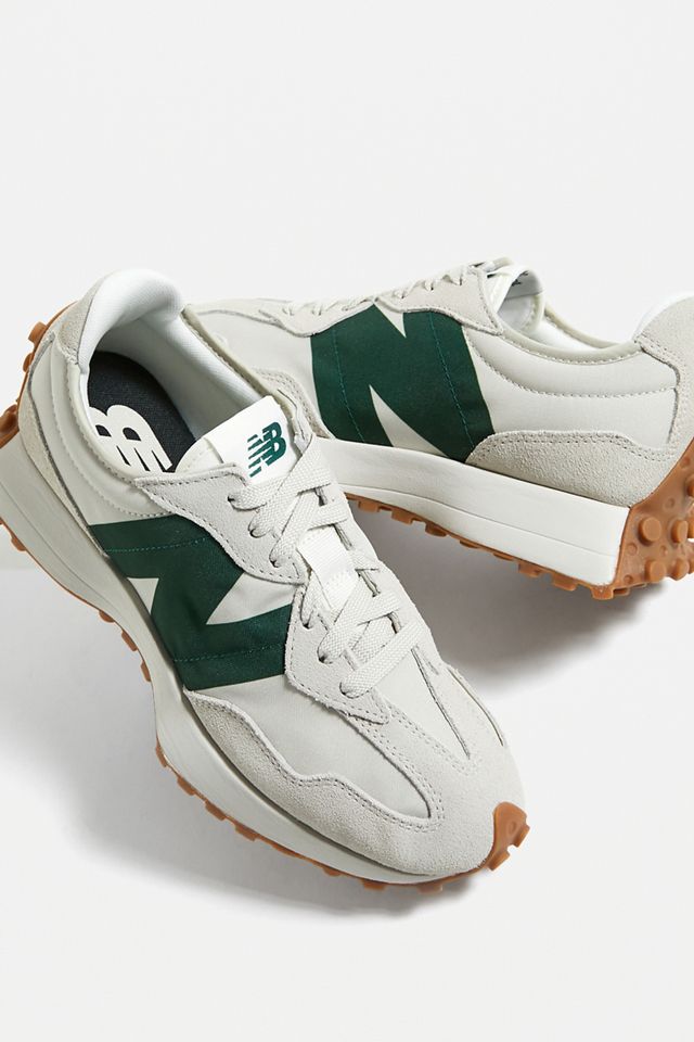 New Balance Timberwolf Grüne 327 Trainer #1