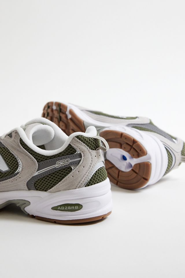 New Balance Green & Beige 530 Trainers #3