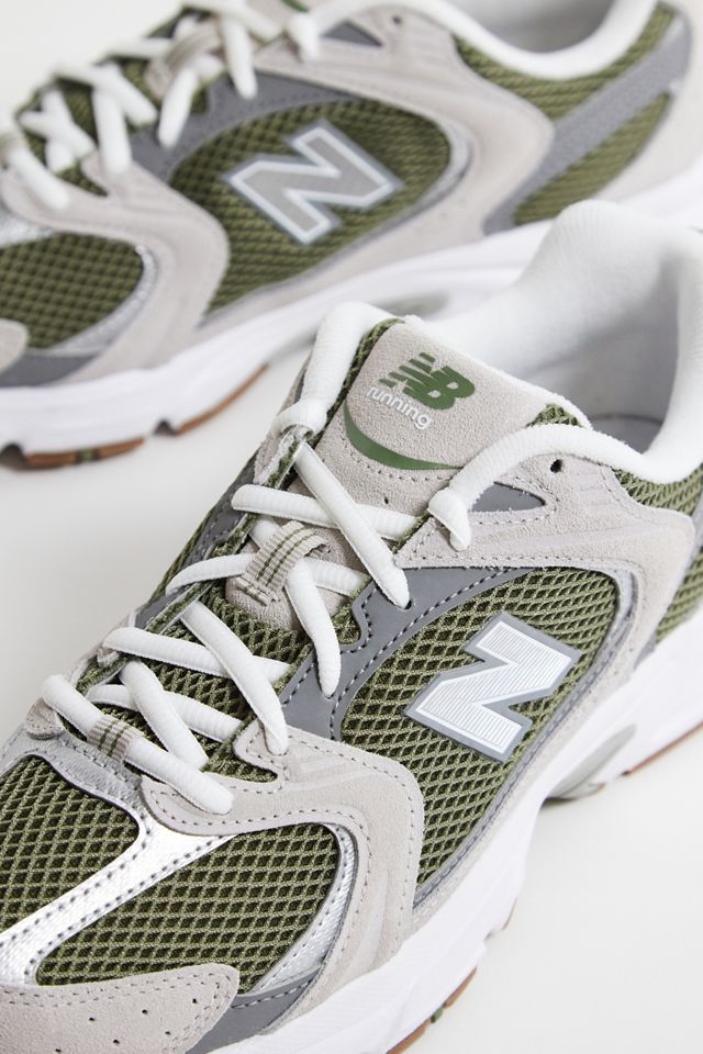 New Balance Green & Beige 530 Trainers #4