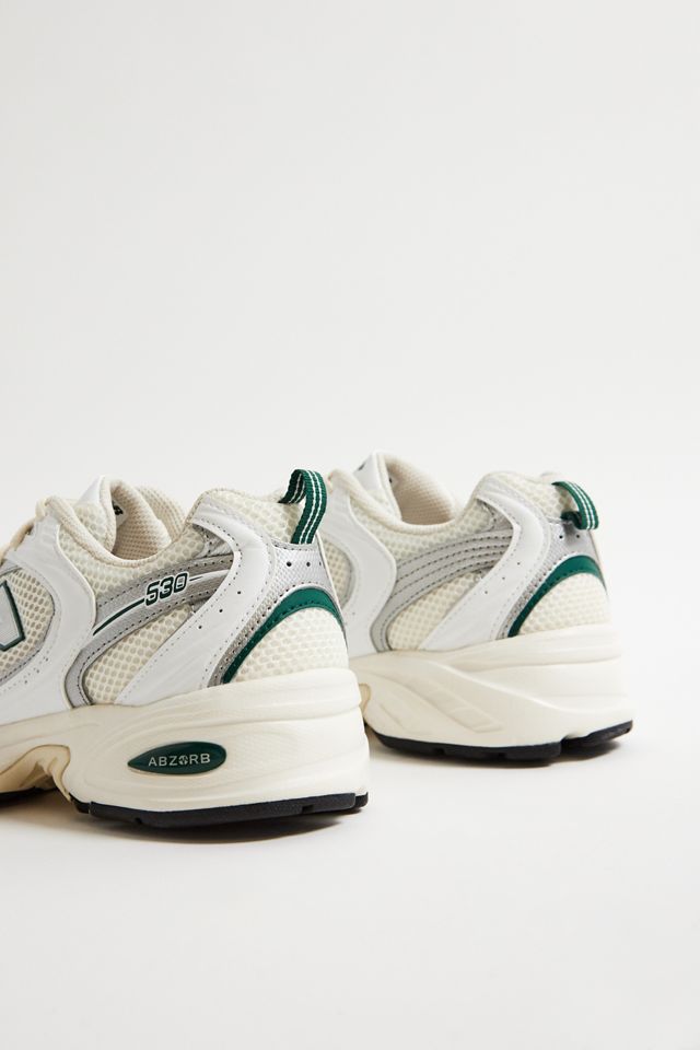 Zapatillas New Balance Blanco & Verde 530 #4