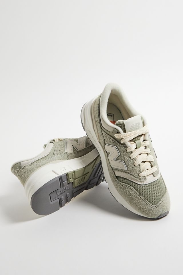 New Balance Olvine Grey 997 Trainers #1