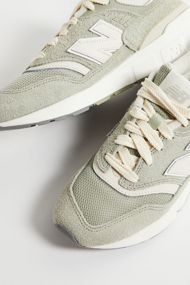 New Balance Olvine Grey 997 Trainers #4