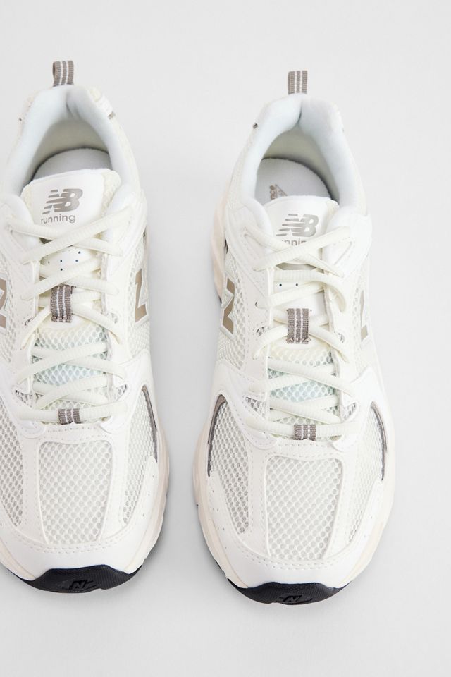 New Balance White & Grey 530 Trainers #3