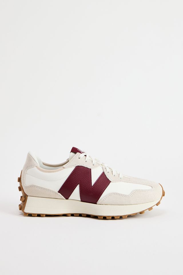 New Balance Burgundy 327 Trainers #2