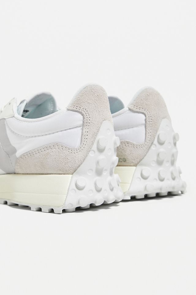 New Balance 327 All White Trainers #1