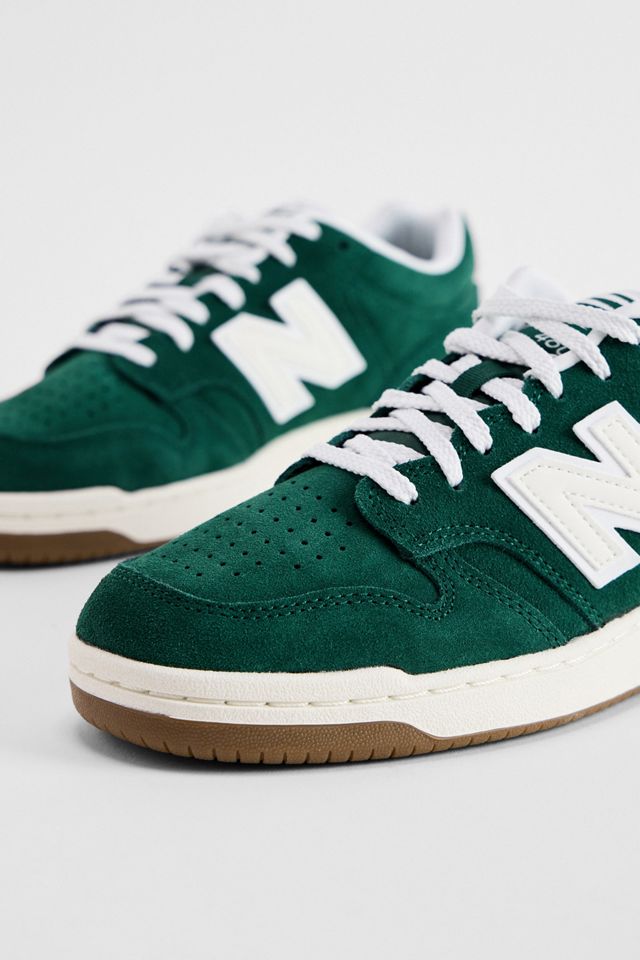 New Balance Green 480 Suede Trainers #3