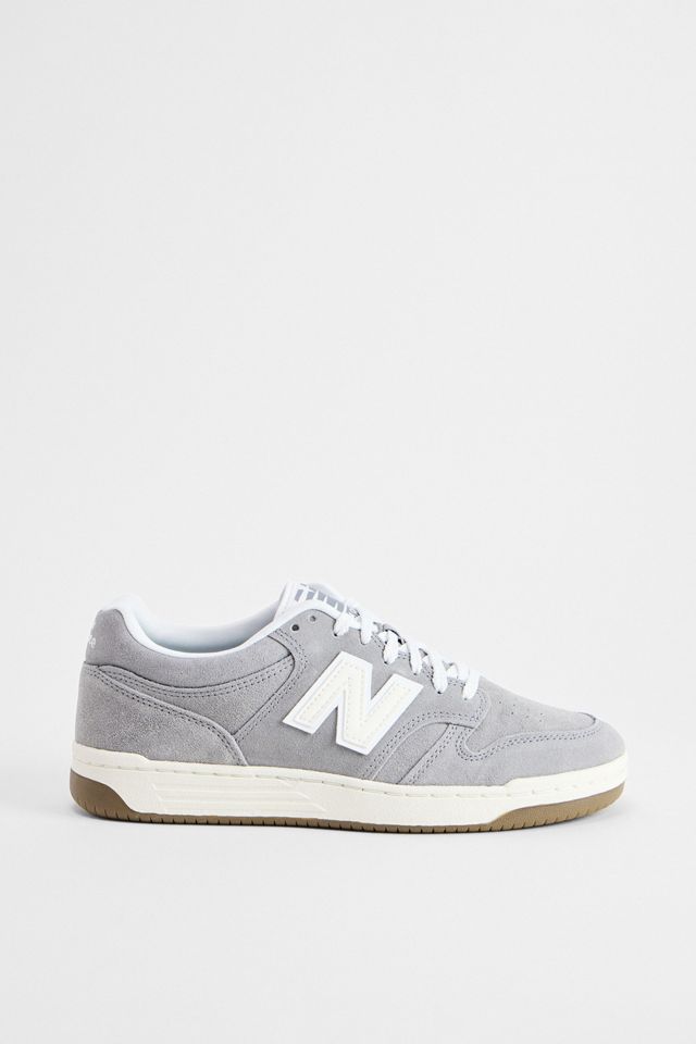 New Balance Grey 480 Suede Trainers #1