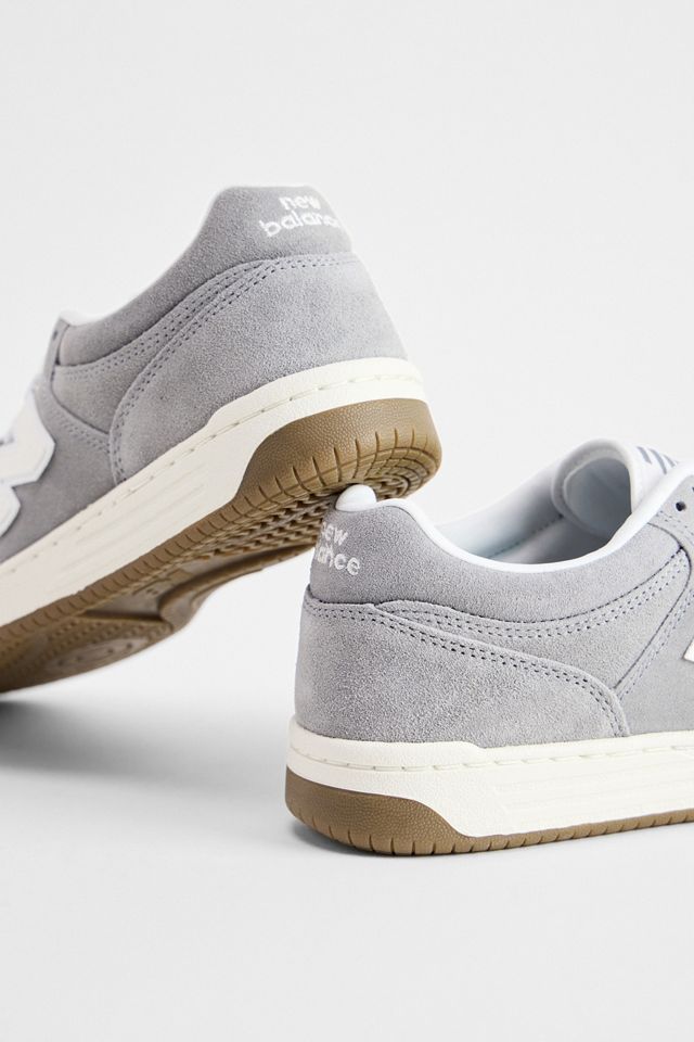 New Balance Grey 480 Suede Trainers #4