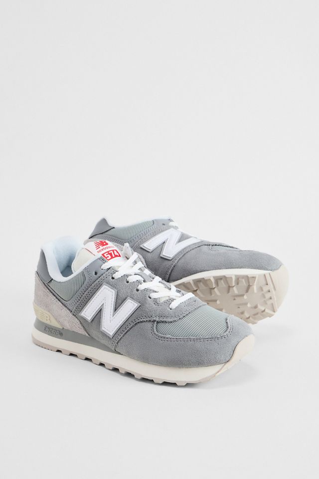 New Balance Sneakers Grigie 574 in Pelle Scamosciata #2