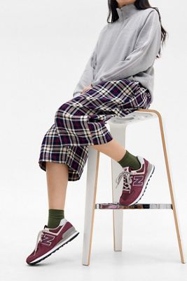 Baskets en Daim 574 Bordeaux New Balance