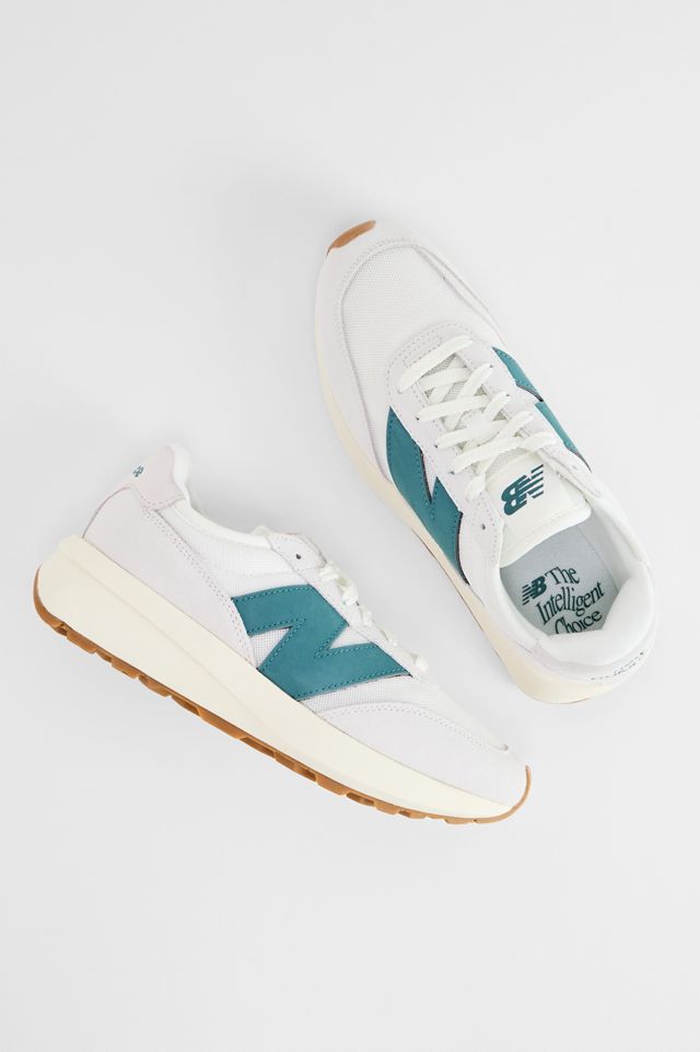 Scarpe da Ginnastica New Balance 370 Bianche e Verdi #4