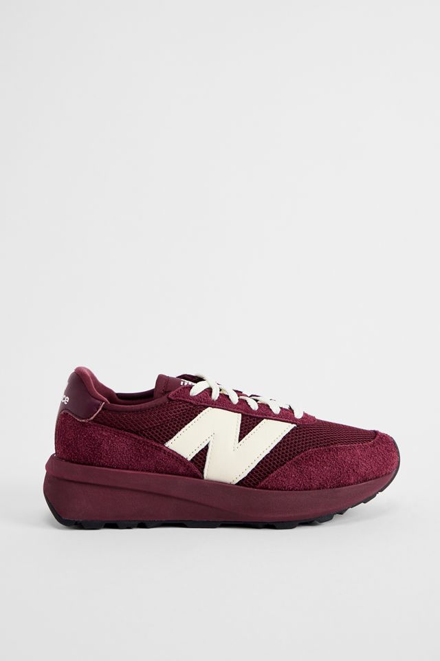 New Balance Burgundy 370 Trainers #2
