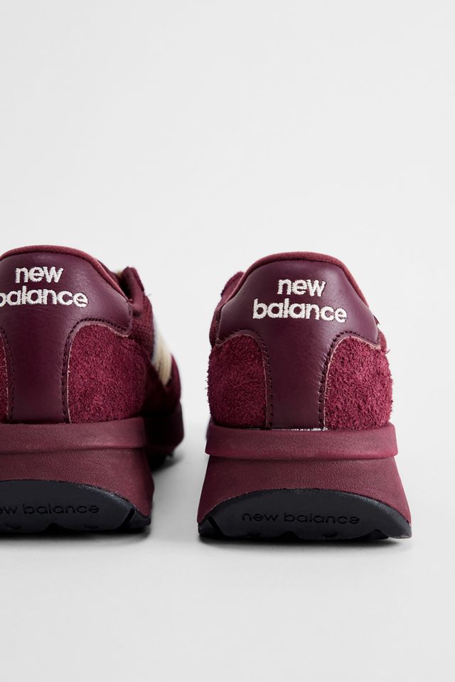 New Balance Burgundy 370 Trainers #4