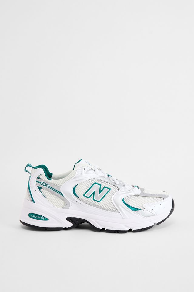 New Balance Scarpe da Ginnastica Bianche e Verdi #2