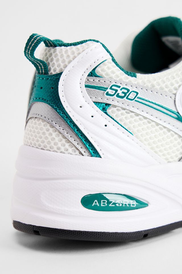 New Balance Scarpe da Ginnastica Bianche e Verdi #3