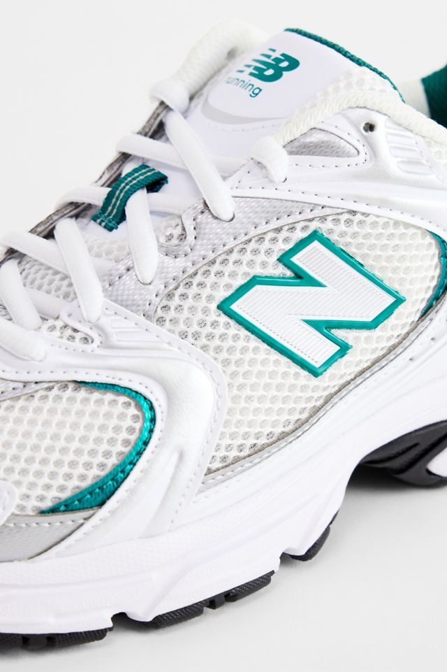 New Balance Scarpe da Ginnastica Bianche e Verdi #4
