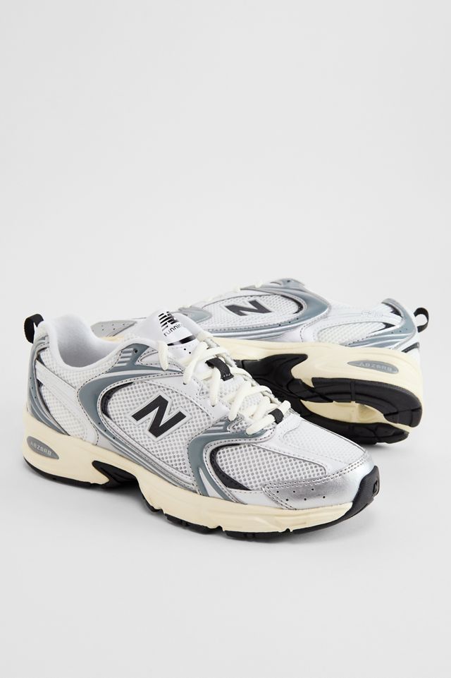 New Balance Scarpe da ginnastica bianche e argento 530 #1