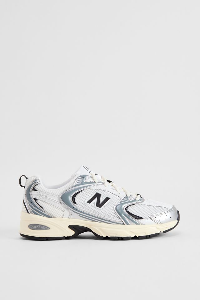 New Balance Scarpe da ginnastica bianche e argento 530 #2