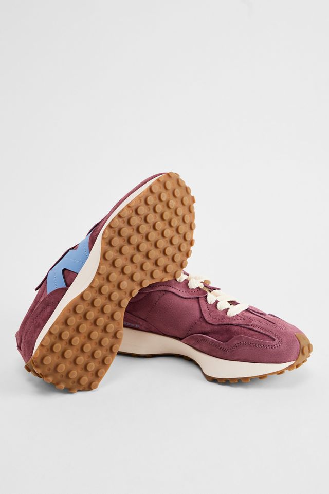 New Balance Burgunderfarbene 327 Sneaker #3