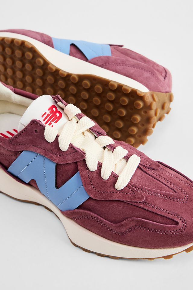New Balance Burgunderfarbene 327 Sneaker #2