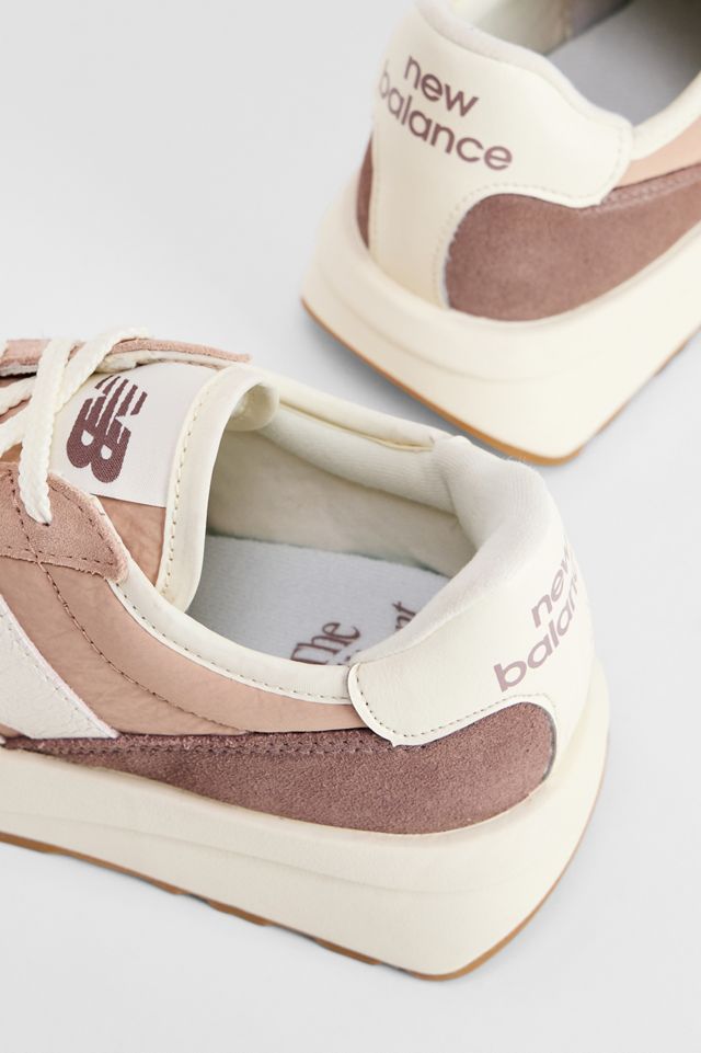 New Balance Sneakers 370 Beige e Marroni #4