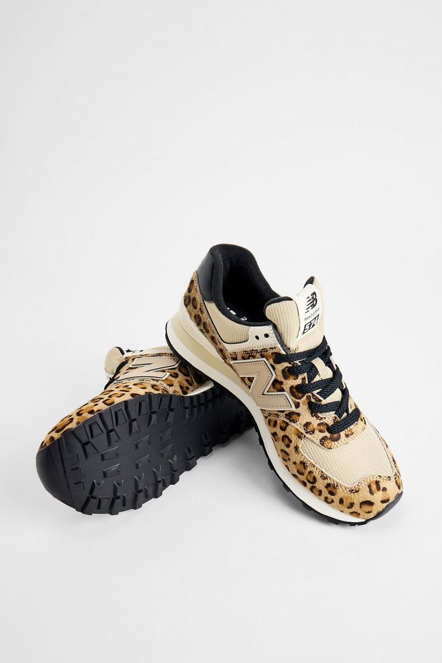 New Balance Leopard Print 574 Trainers #1