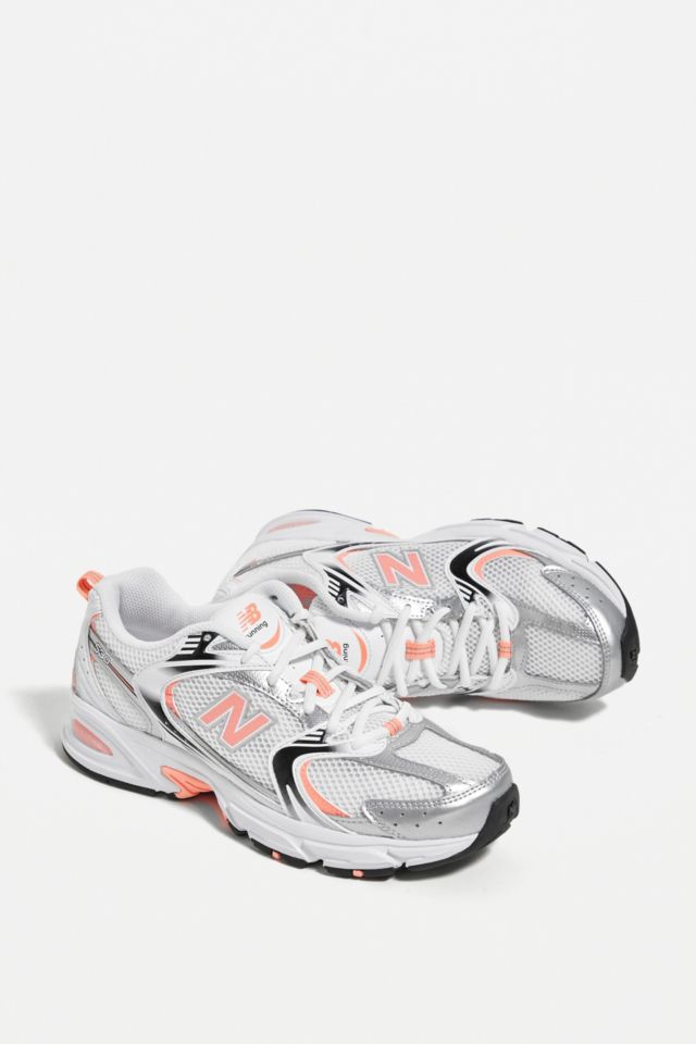 New Balance 530 Trainers In White And Pastel Pink for Women