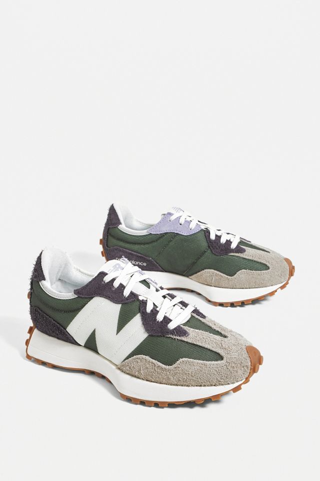 New Balance 327 Green Trainer #1