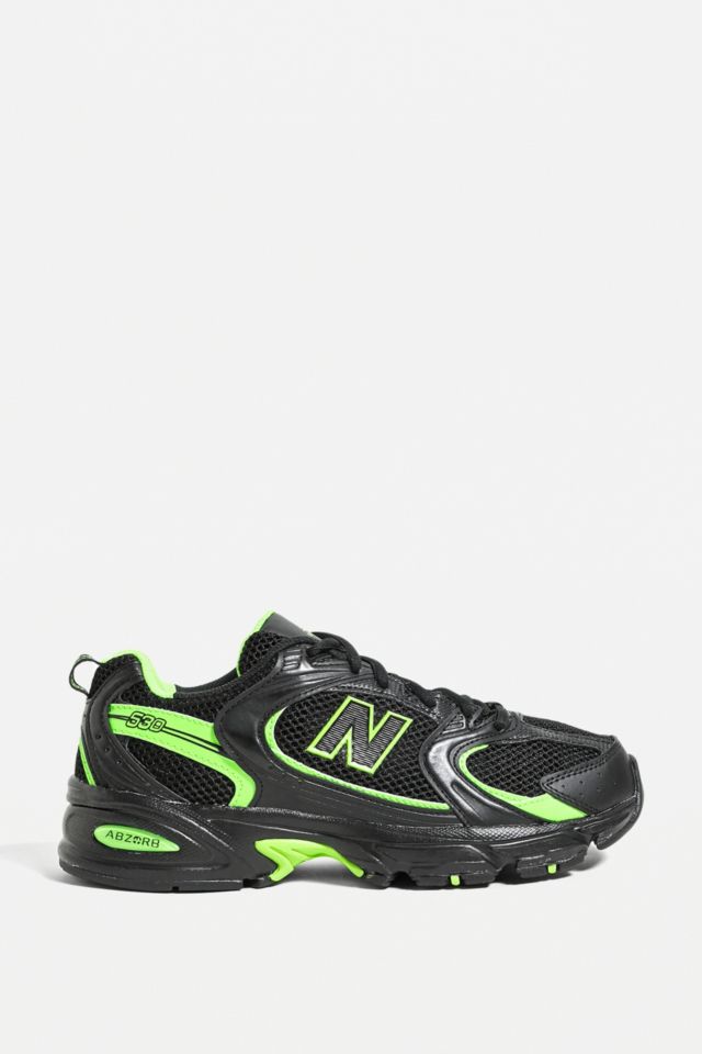 New balance noir clearance et vert