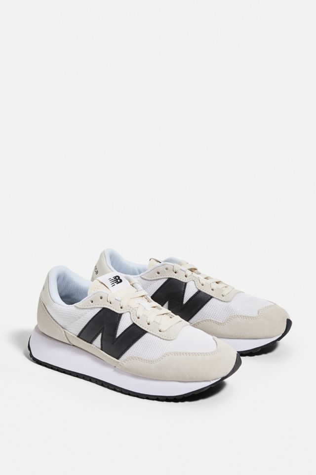 New Balance 237 Ecru u0026 Black Trainers | Urban Outfitters UK