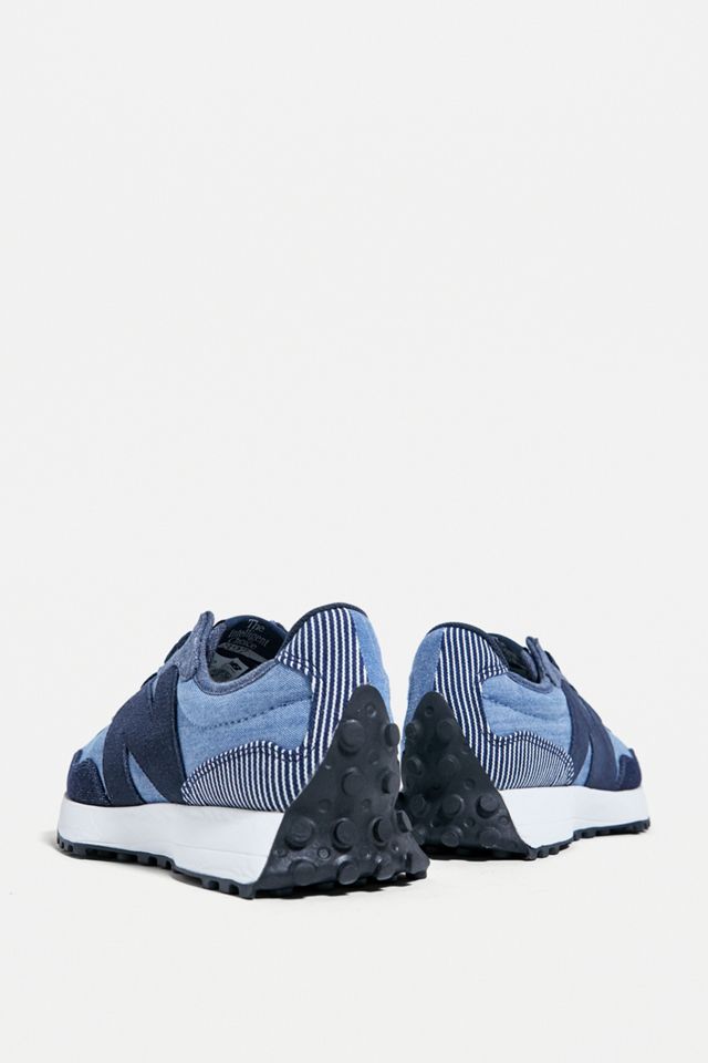 New Balance - Baskets 327 en denim  bleues #2