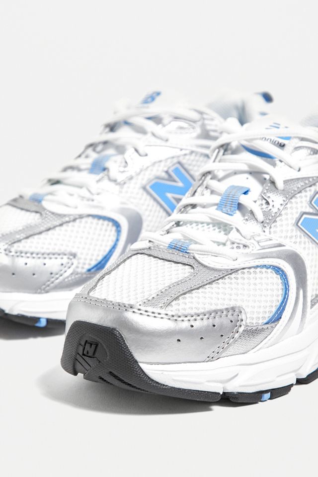 New Balance 530 Silver & Blue Trainers #1