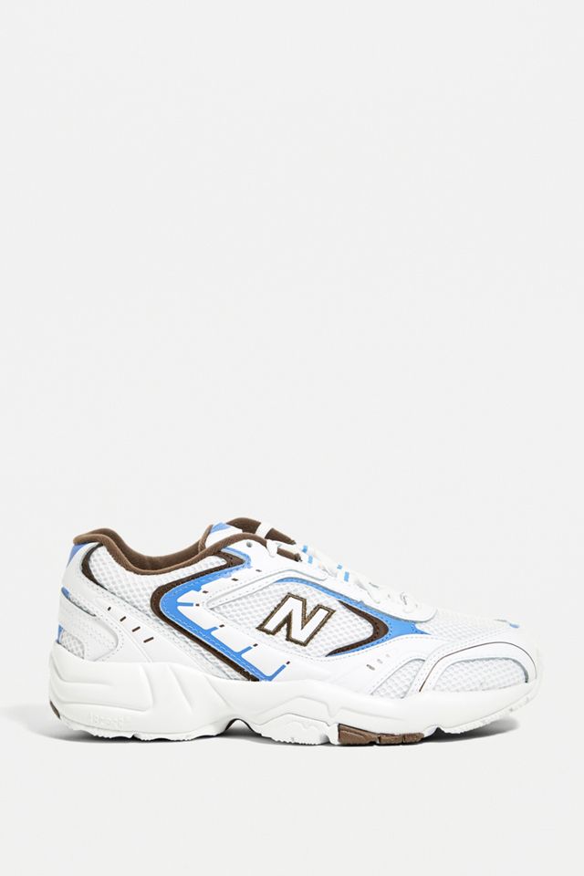 New Balance 452 Entrenadores Blancos y Marrones #2