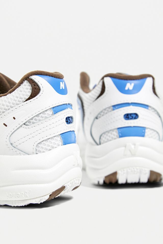 New Balance 452 Entrenadores Blancos y Marrones #3